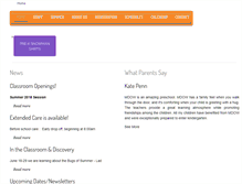 Tablet Screenshot of mdowpreschool.com